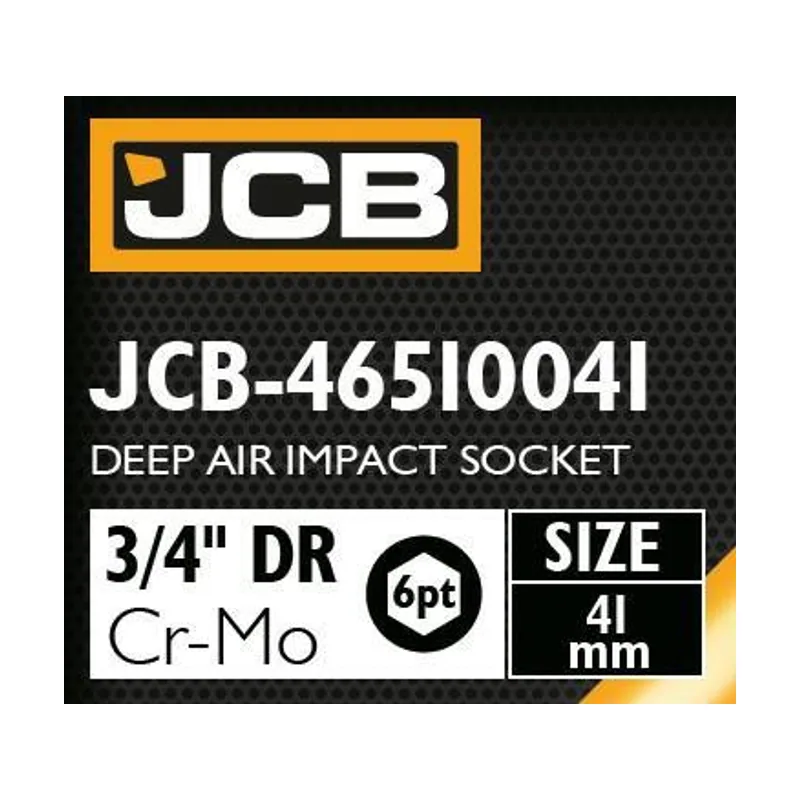 Adaptador de impacto profundo 3/4" 41mm hexagonal 6 caras
