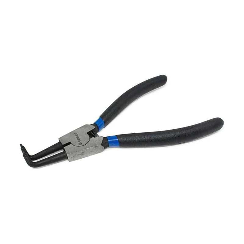 Extractor de anillos de retención curvado