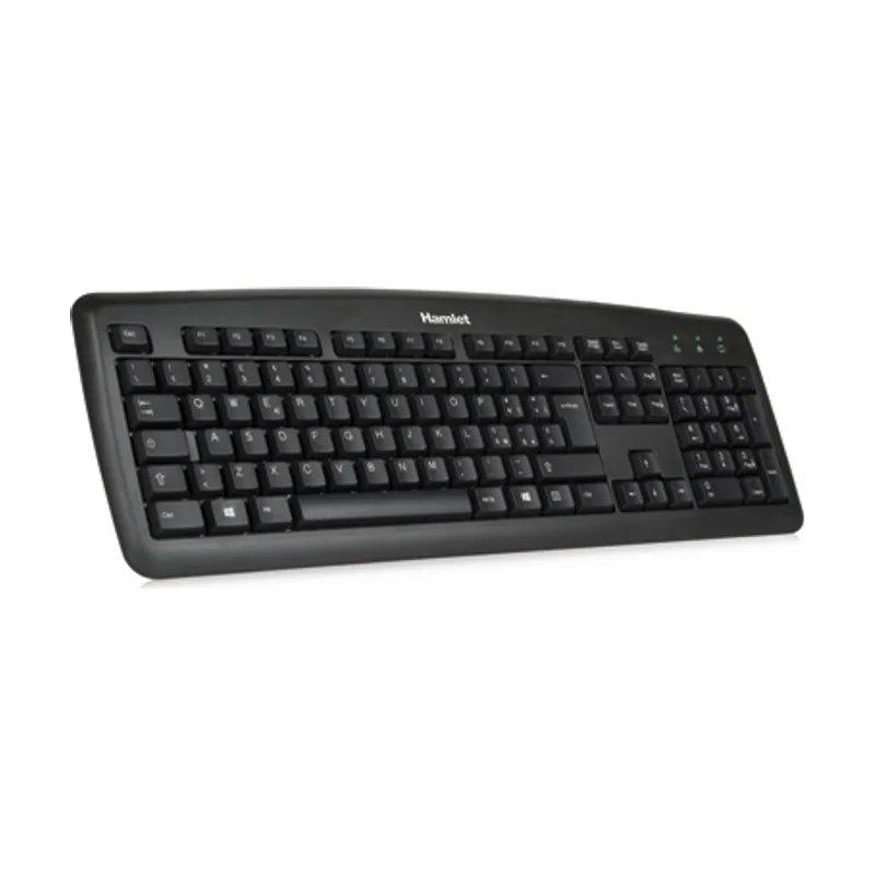 XKKITA2-U4W-BK teclado Oficina USB Qwerty Inglés