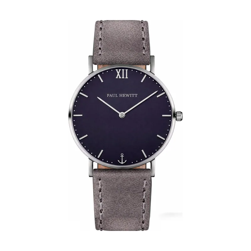 Reloj Hombre Analogico Cuarzo con Correa de Cuero SA-S-ST-B-13M