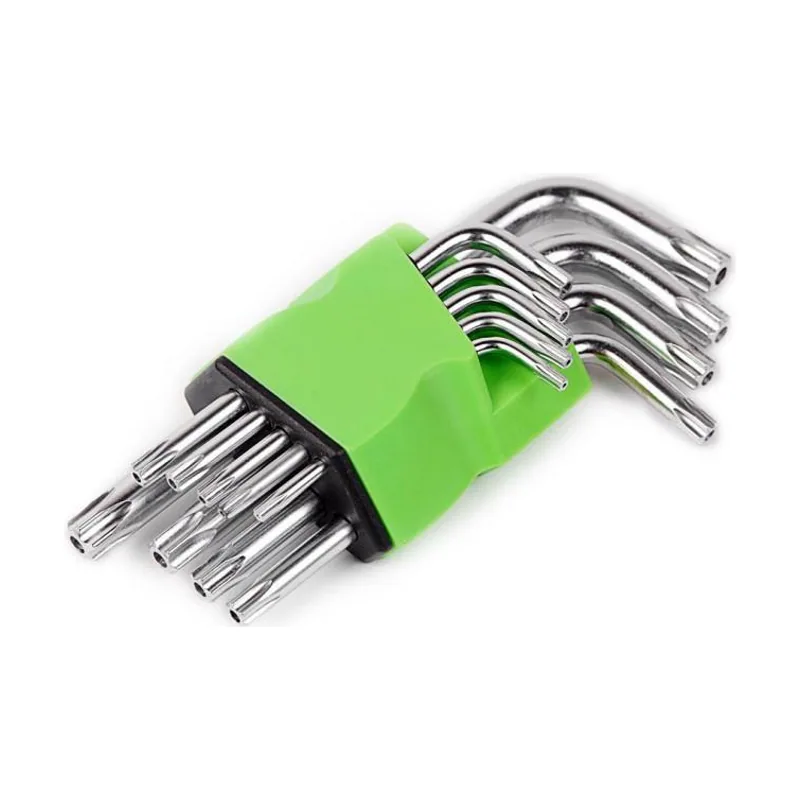 Juego de llaves Torx tipo L 9 piezas T10