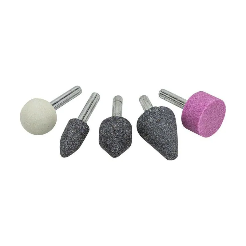 Juego de piedras de esmeril agarre 5 piezas