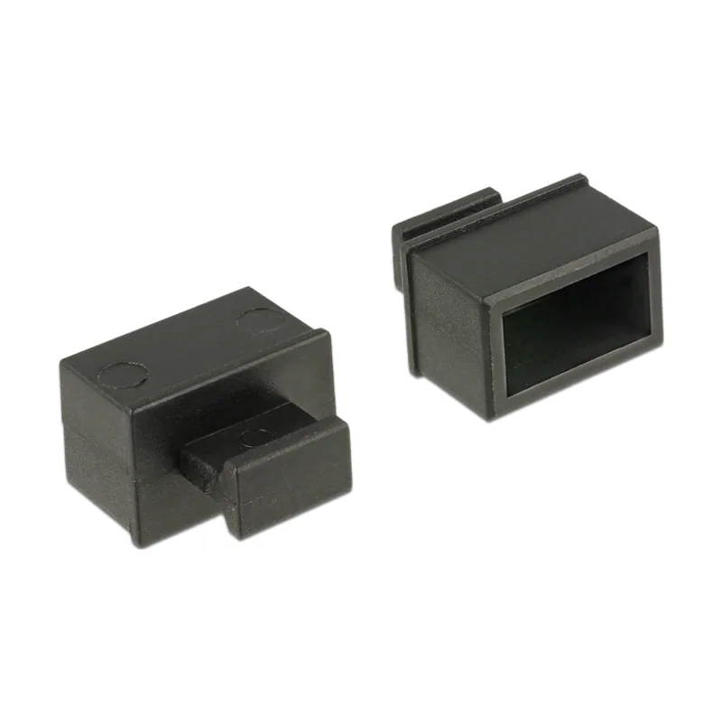 64021 tapa de seguridad para enchufe Negro 10 pieza s