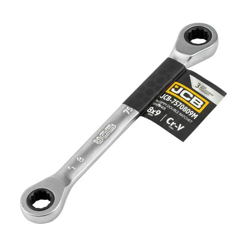 Llave de trinquete reversible de 8 x 9 mm