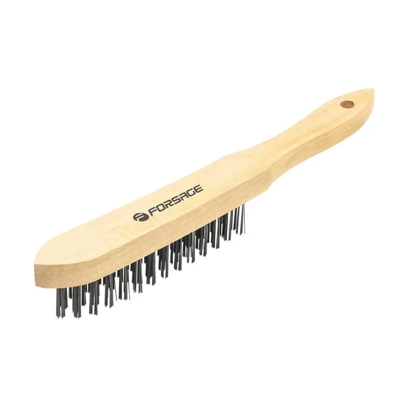 Acero con mango de madera 4x15 filas