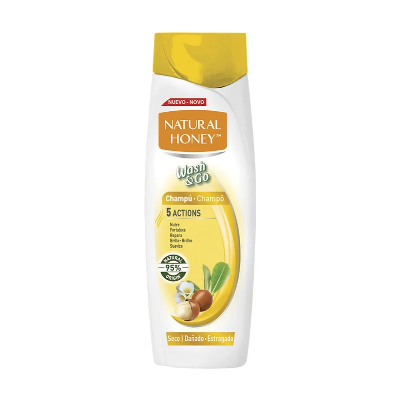 Wash & go champú cabello dañado 400 ml