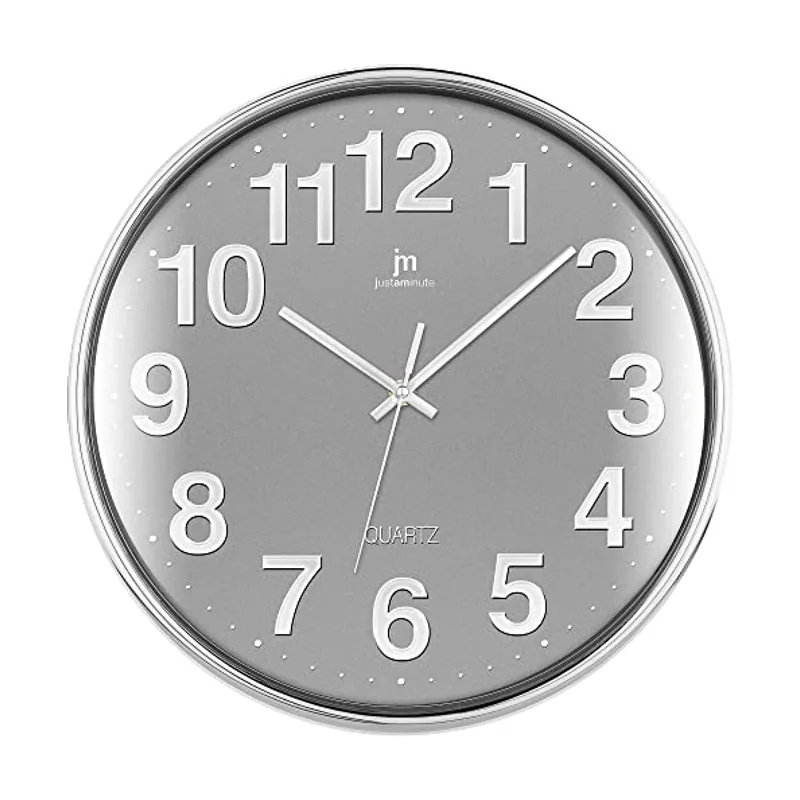 Justaminute 00816 Reloj de cuarzo Círculo Cromo