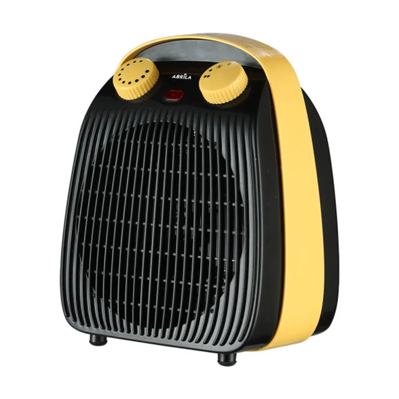 Termoventilador elect.burlete 2000w negro/amarillo 2pot 3funciones antivuelco seguridad termostato ajust.23,5x19x14cm