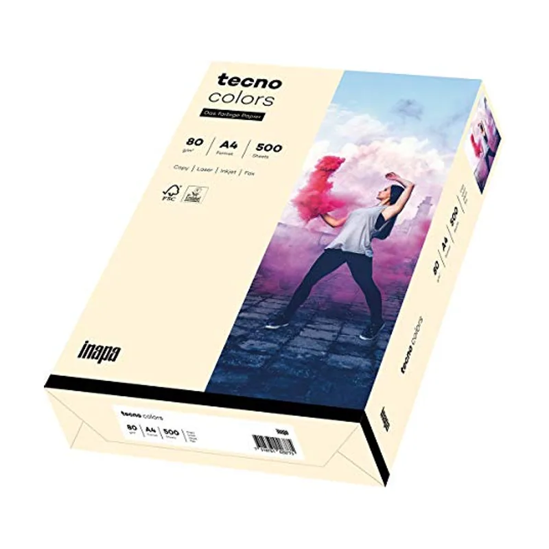 Inapa Papel para impresora de papel de colores Colors 80 g/m²