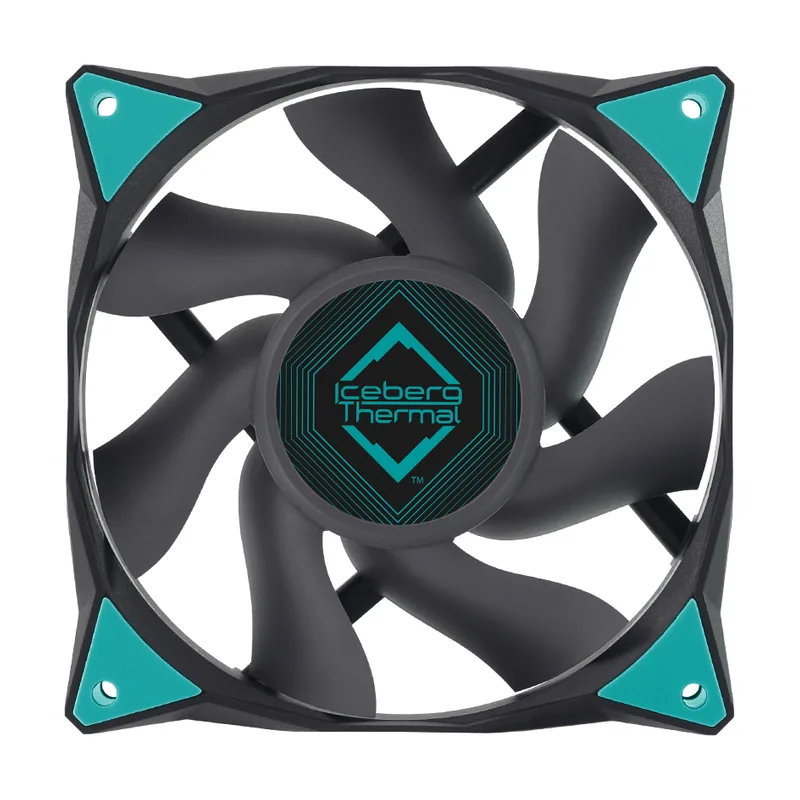 Thermal IceGALE Carcasa del ordenador Ventilador 12 cm Negro 1 pieza s