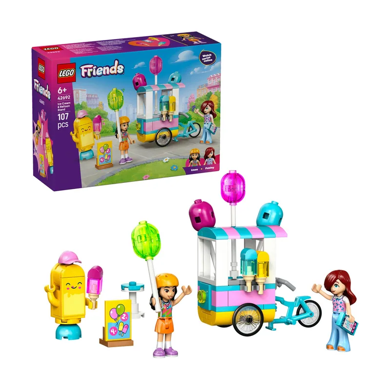 Puesto de Helados y Globos