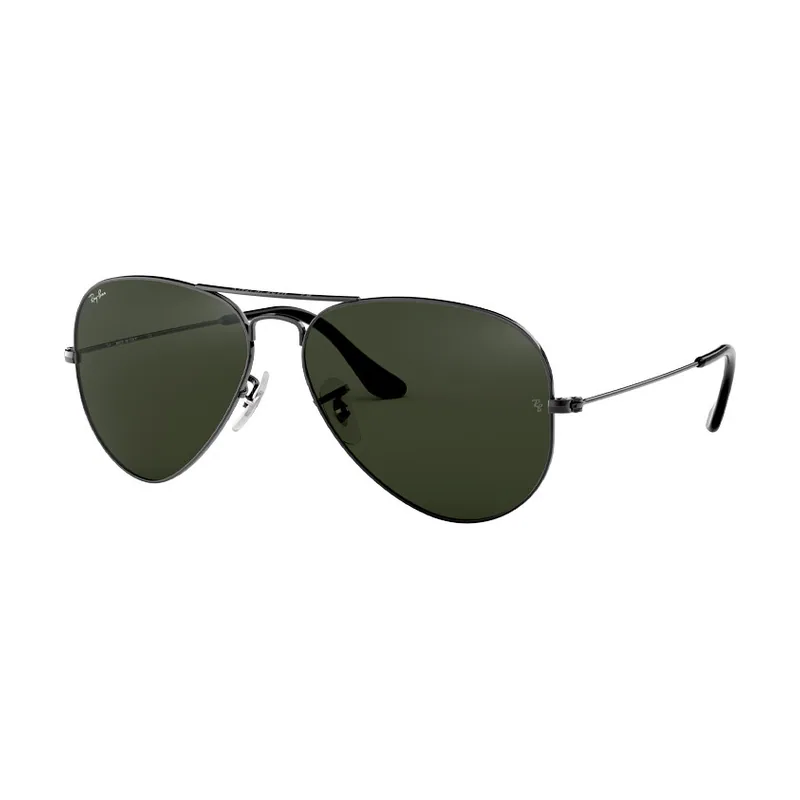 Gafas de sol unisex Rb3025 Aviator Classic Gunmetal Green Classic G-15