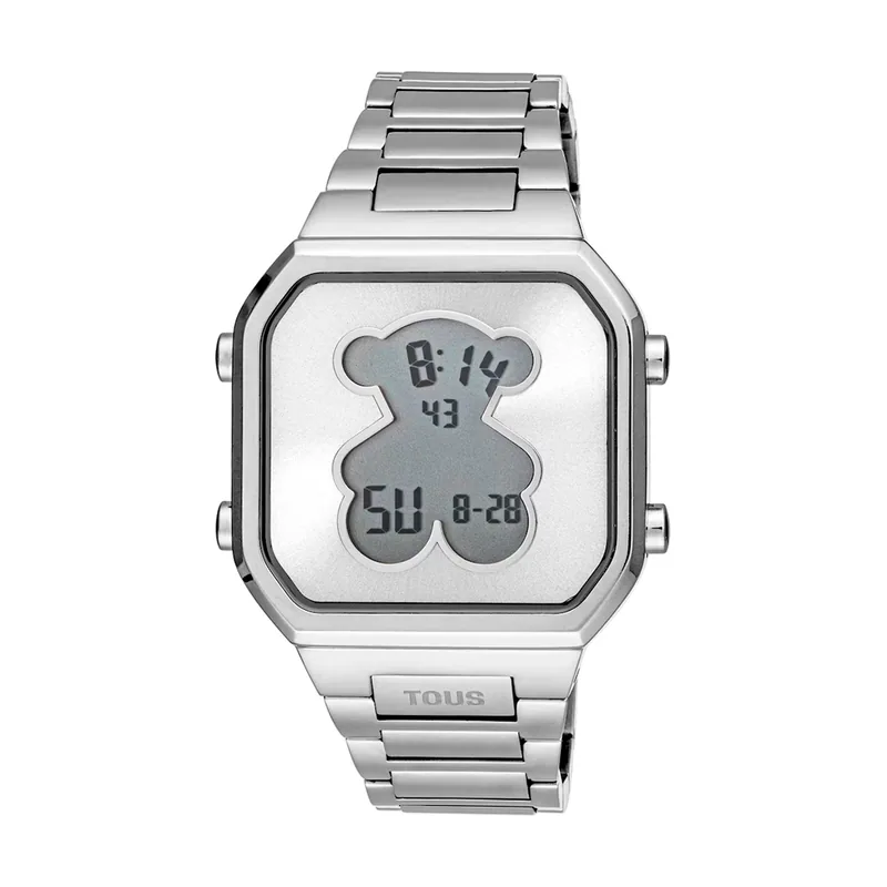 Relojes Mujer Reloj Digital Con Brazalete De Acero Ss D-Bear
