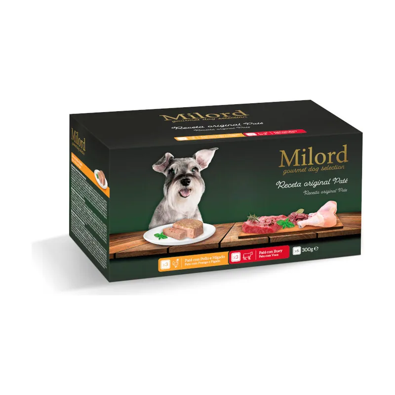 6 tarrinas x 300 g Receta Paté tarrinas