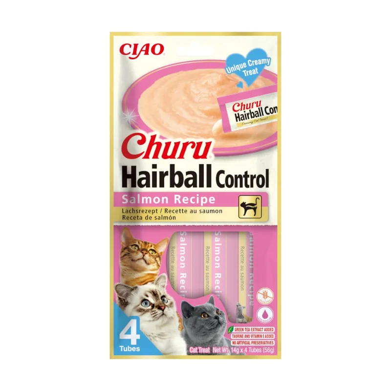 4 Sobres x 14 g Hairball Control Salmón