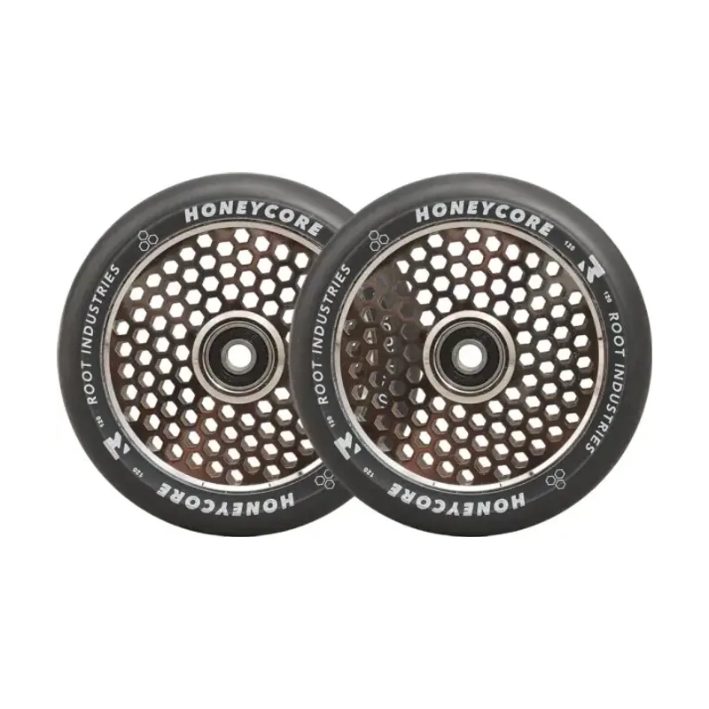 Ruedas Patinete Root Honeycore Negro 120mm 2 Piezas Mirror