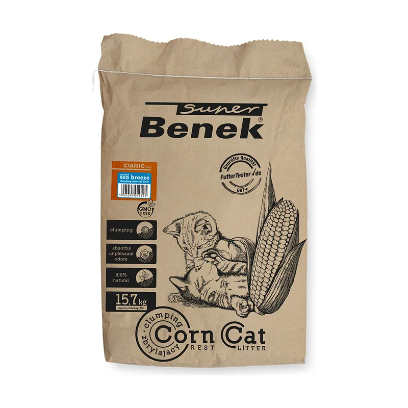 Super Corn Sea Breeze arena vegetal aglomerante