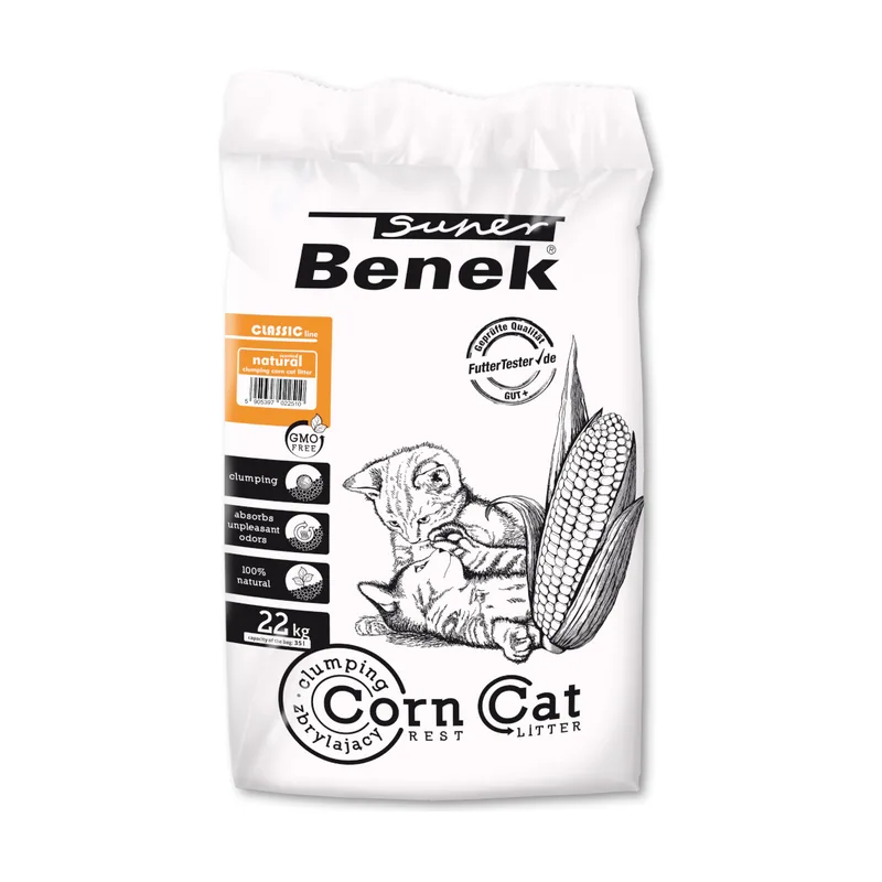 Super Corn Cat Natural arena vegetal aglomerante