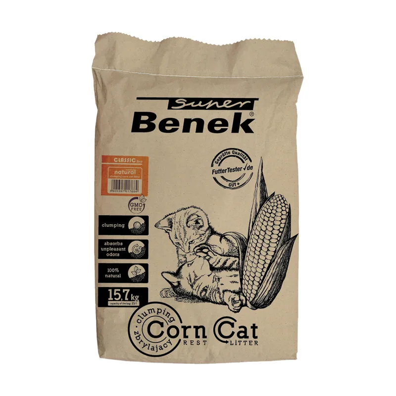 Super Corn Cat Natural arena vegetal aglomerante