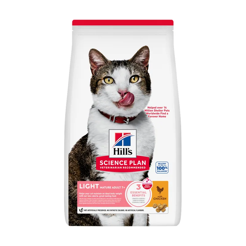 Science Plan Light Mature Adult 7+ pollo