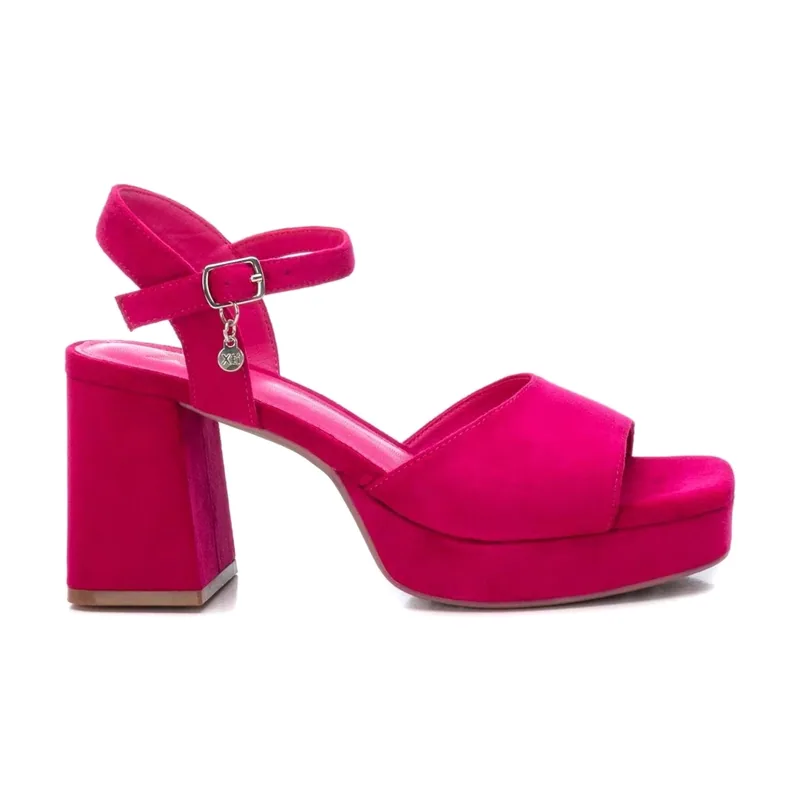 Sandalias de piel 141471 14147102-FUCSIA