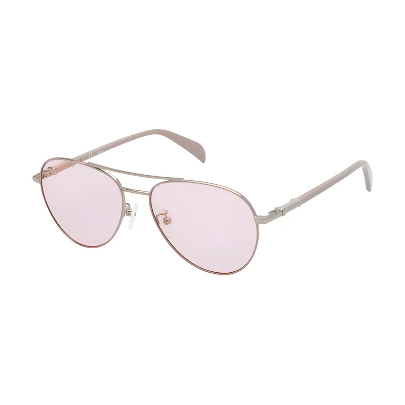 Gafas DE SOL STO437 Shiny RED Gold W/COLOURED Parts 56/16/135 Para Mujer