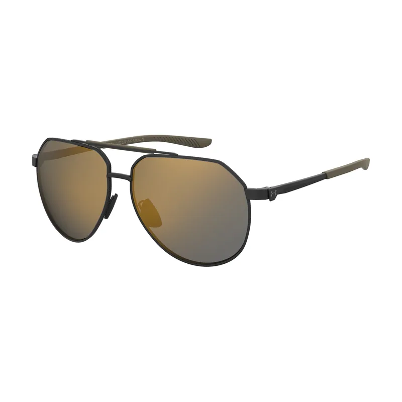 Gafas de Sol UA HONCHO/G Matte Black GREEN/GREEN SHADED 60/14/140 hombre