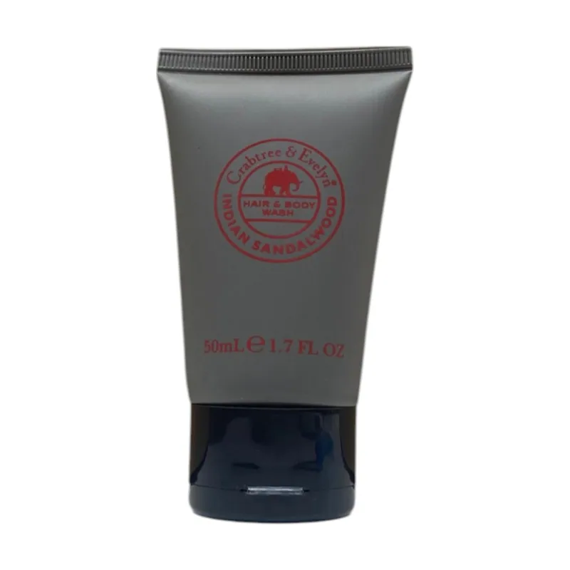 Indian sandalwood, shower gel & shampoo 2-in-1, 50 ml