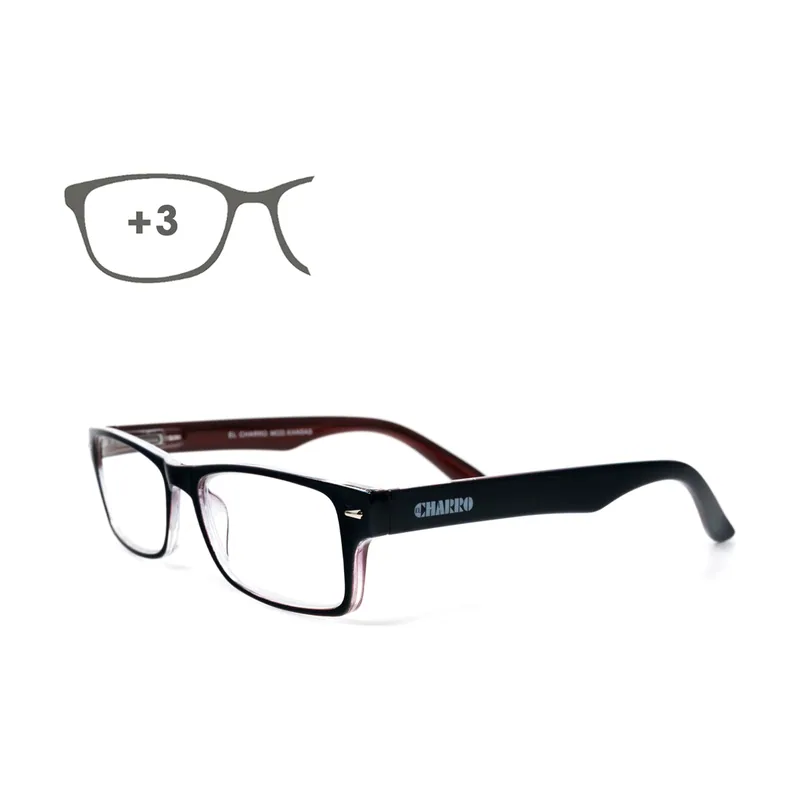 Gafas Lectura Kansas Azul Oscuro/Rojo. Aumento +3,0 Gafas De Vista