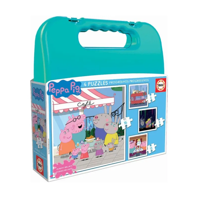 Educa Puzzle Progresivo 6-9-12-16 Piezas Maleta