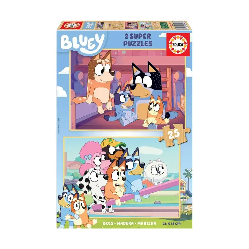 Educa Puzzle Madera 2 x 25 Piezas