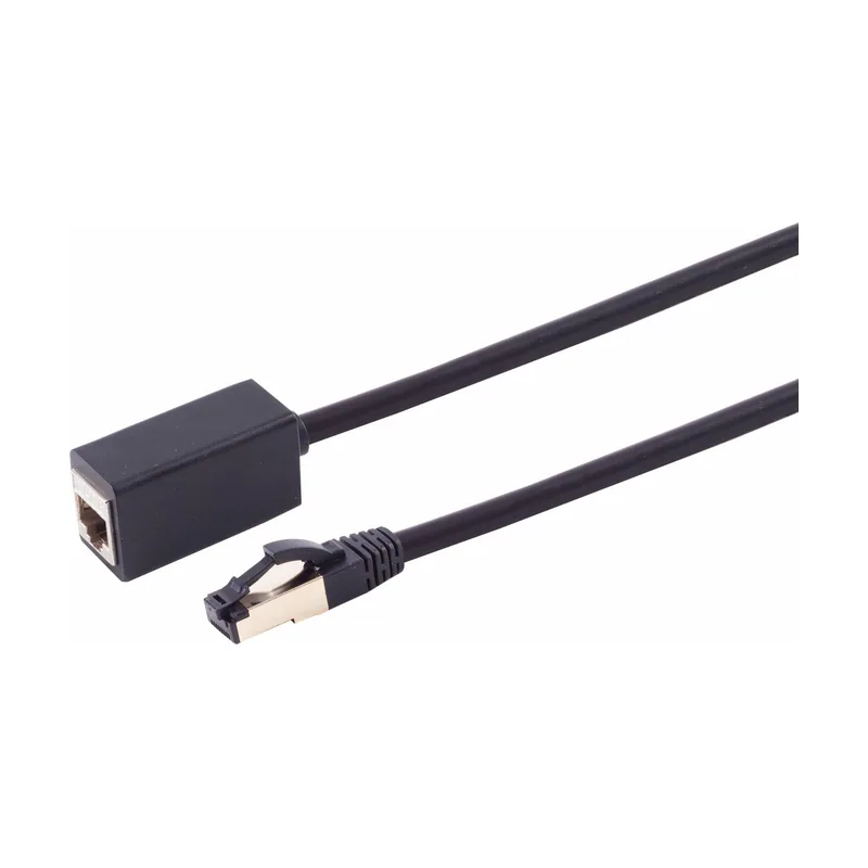 S/CONN maximum connectivity 08-44025 cable de red Negro 1 m Cat8.1 S/FTP S-STP Alrededor