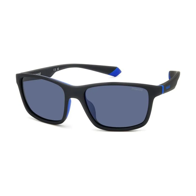 Gafas DE SOL PLD 2153/S Matte Black Blue Polarized 58/135/16 Rubber Para Hombre