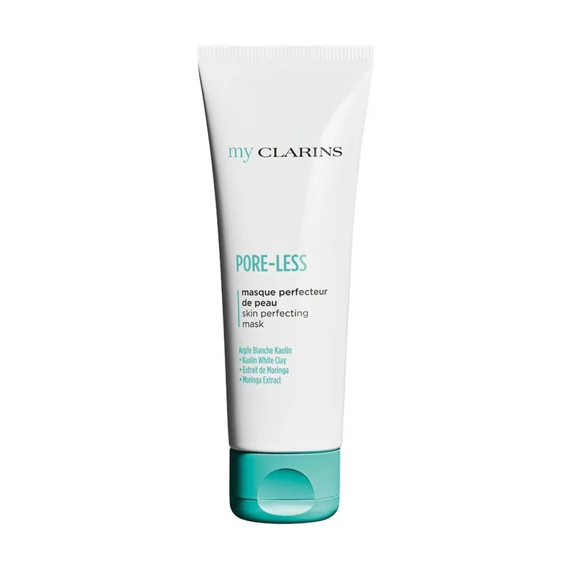 Clarins Pore-Less Mascarilla Embellecedora Gris con Reflejos Azules 50ml
