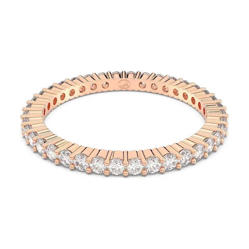 Anillo Matrix Vittore, Talla redonda, Acabado en oro rosa de 18 quilates