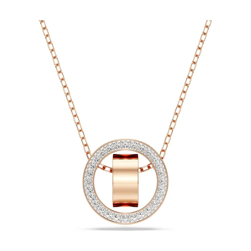 Colgante Dextera, Pavé, Acabado en oro rosa de 18 quilates