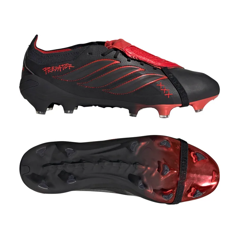 Bota de fútbol Predator Elite L-TECH con lengüeta plegable para césped natural seco