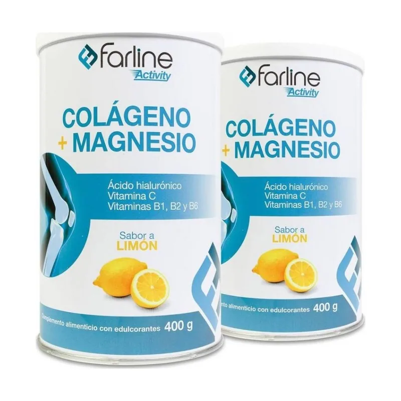 Colágeno+Magnesio Limón Duplo 2x400 g