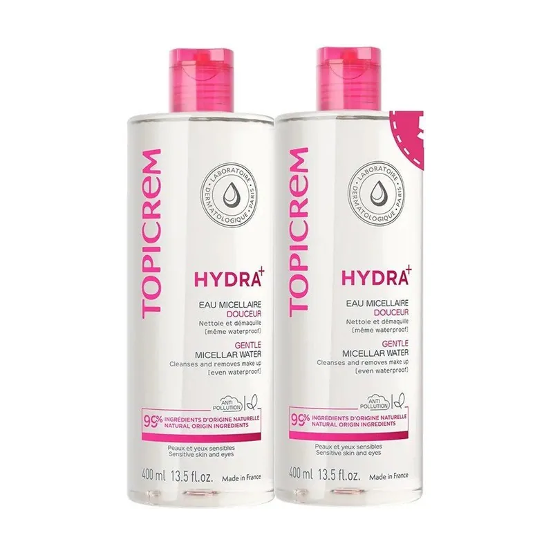 Topicrem Hydra+ Agua Micelar Suave 2x400ml
