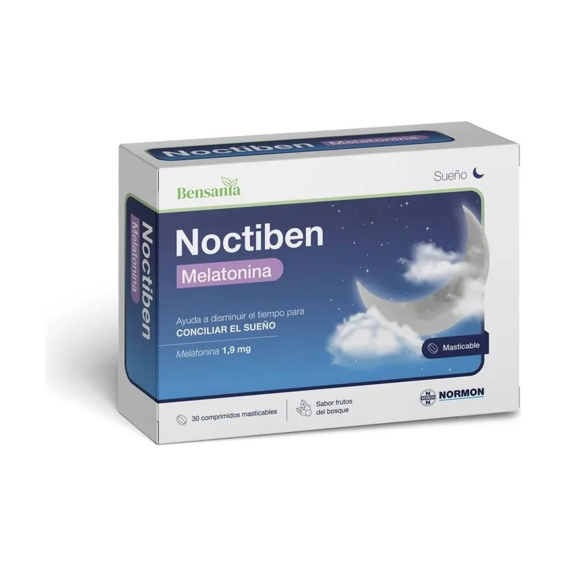 Noctiben Melatonina 30 Comprimidos Masticables