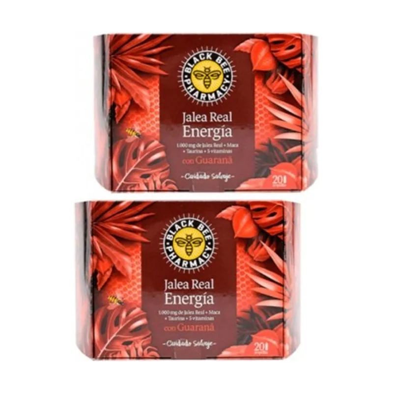 Duplo Black Bee Jalea Real Energía 2x20 Ampollas
