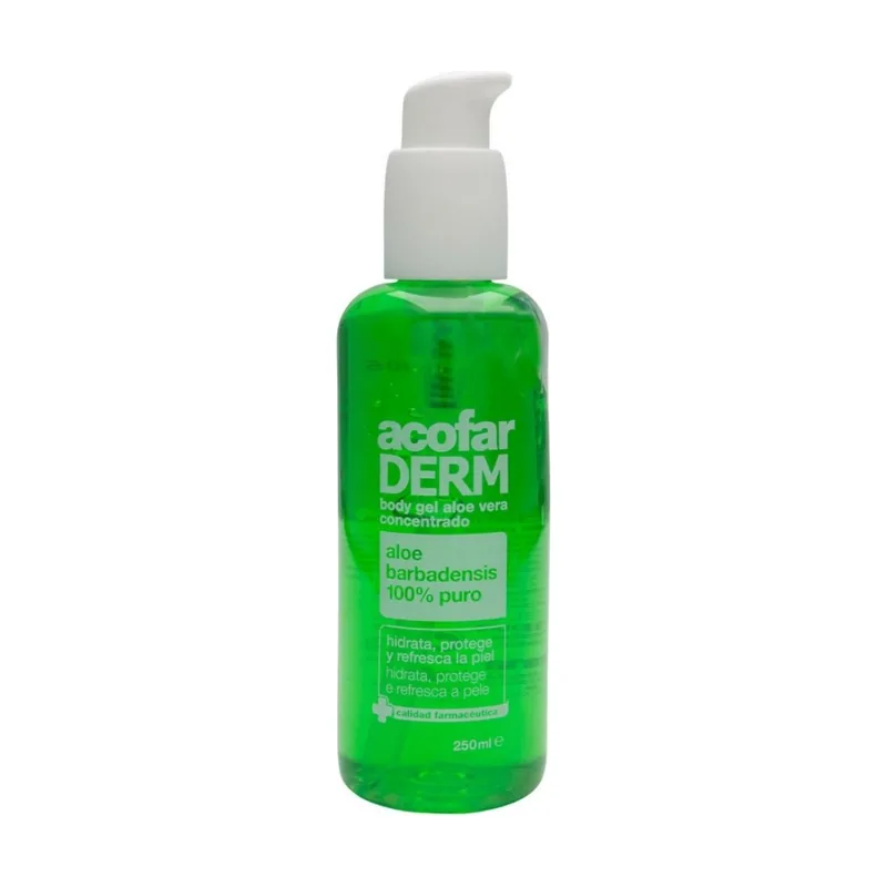 Acofarderm Body Gel Aloe Vera Concentrado 250ml - Acofar