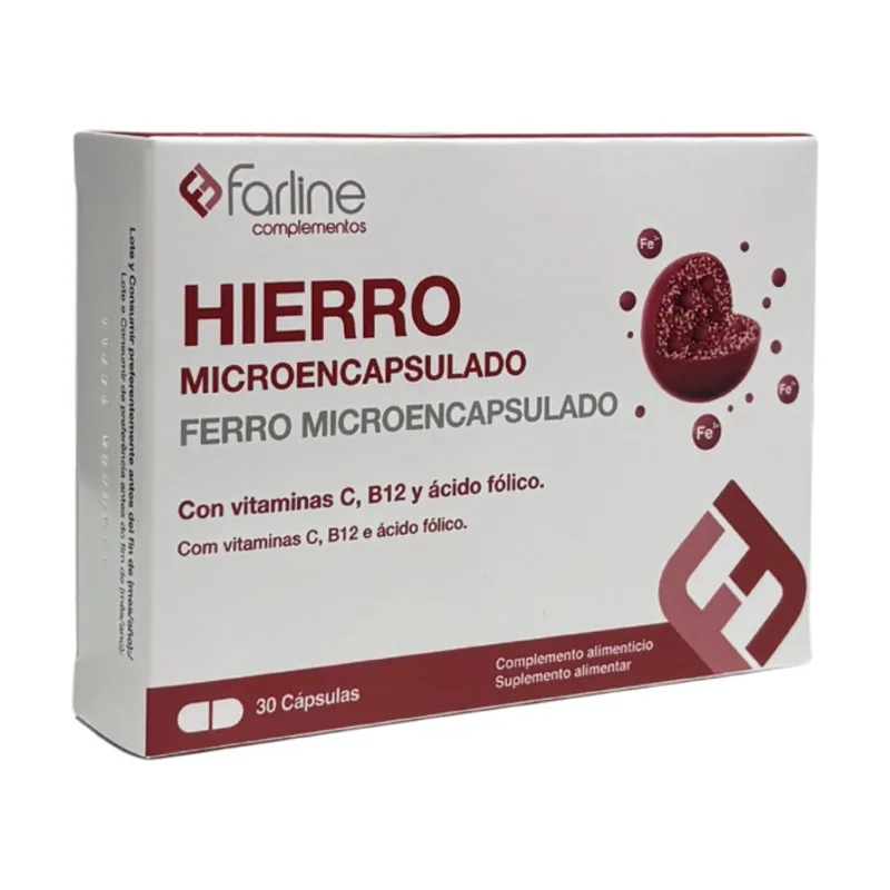 Farline Hierro Microencapsulado 30 Cápsulas - Farline-aposan