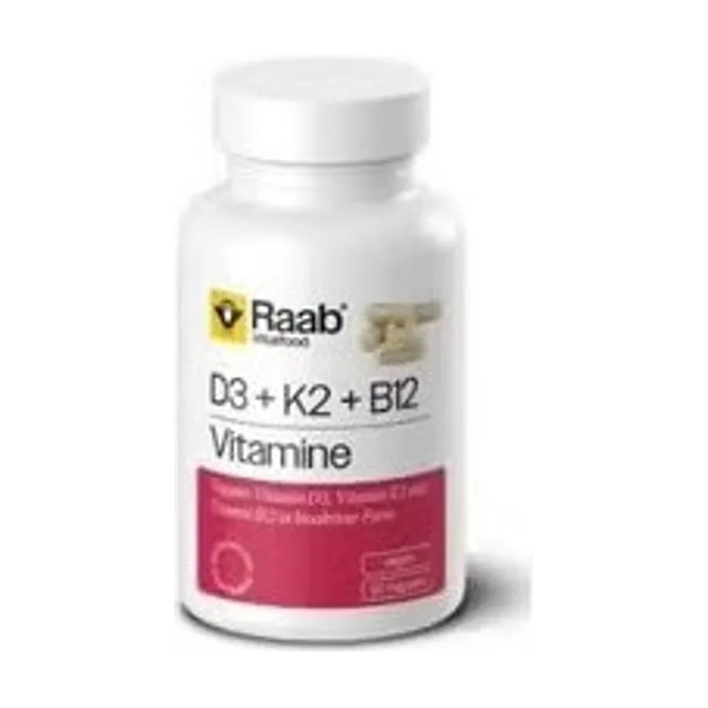 Vitalfood Vitamina D3+k2+b12 460mg Vegan Sin Gluten 60caps