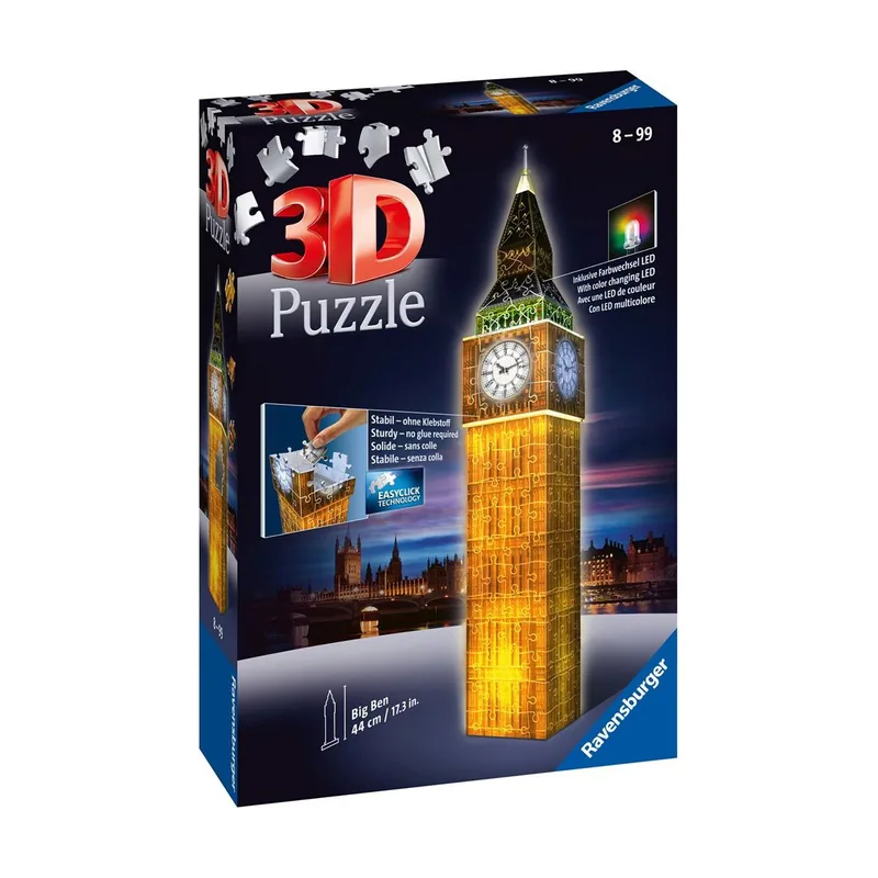 Ravensburguer Puzzle 3D Big Ben de Noche