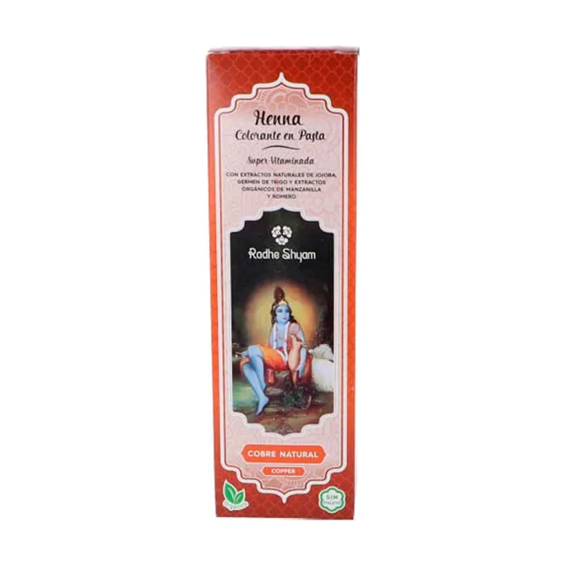 Henna Pasta Cobre Natural 200ml Radhe Shyam
