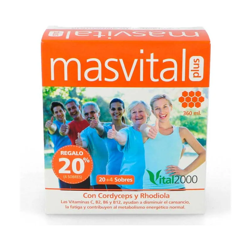 Masvital Plus 20+4Sobres. S.L...
