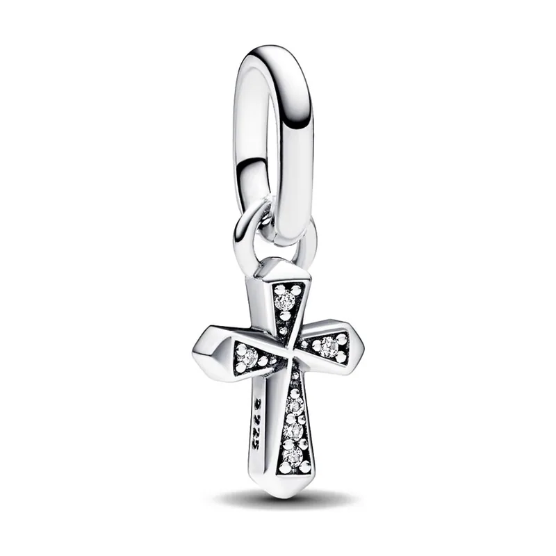 Charm Mini Colgante Cruz Brillante ME 793044C01