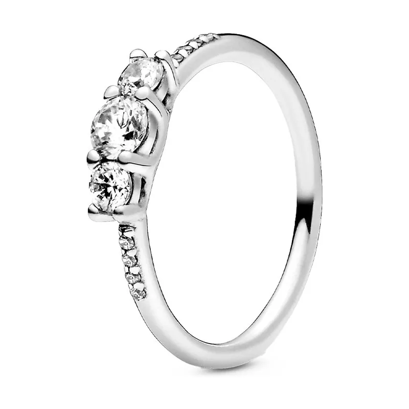 Anillo en plata de ley Brillo de Cuento de Hadas 196242CZ