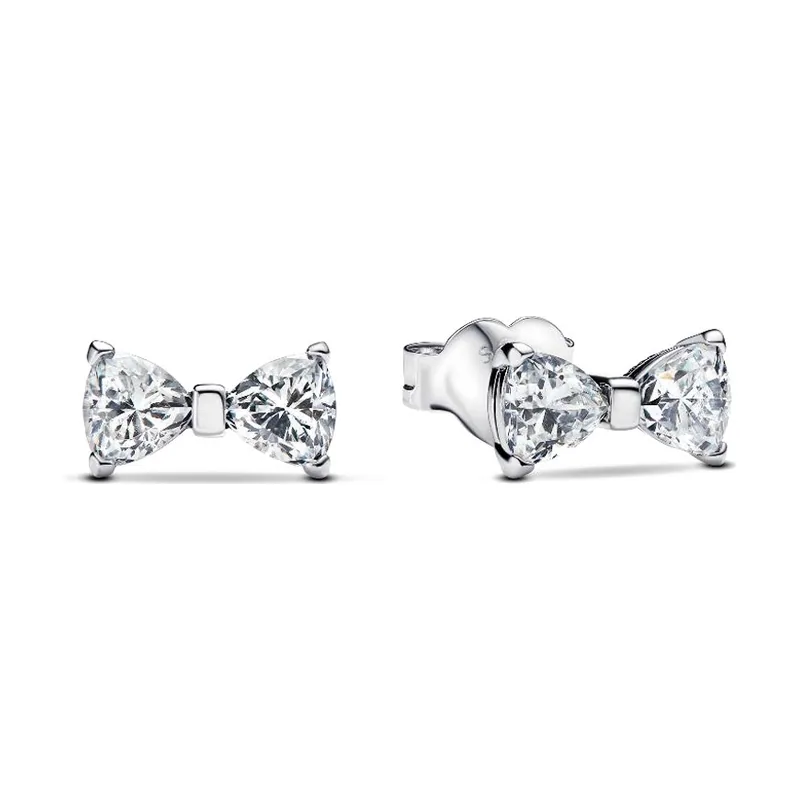 Pendientes Pendientes de lazos pequeños brillantes 293542C01